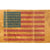 Original U.S. WWII Service Worn Paratrooper D-Day Invasion American Flag Oilcloth Armband with Safety Pins Original Items
