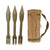 Original U.S. WWII Second Pattern M6 Bazooka Rocket Bag Dated 1945 With (3) Inert 2.36” Rockets in Replacement Tubes Original Items