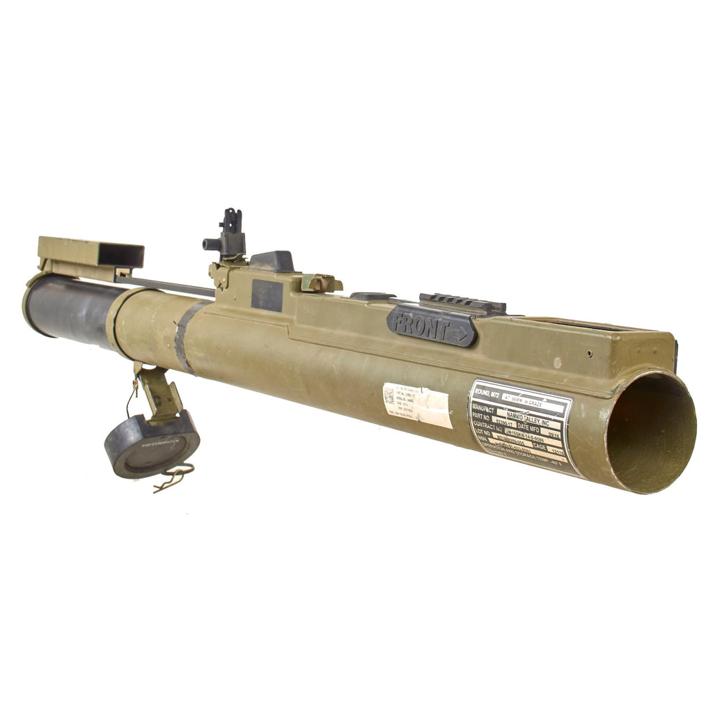 Original U.S. Global War on Terror INERT M72A7 Light Anti-Tank Weapon LAW Rocket Propelled Grenade Launcher With Picatinny Rail - Dated 2016 Original Items