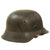 Original German WWII Luftwaffe M42 Single Decal Helmet with 1942 Dated 55cm Liner and Chinstrap - Stamped NS62 Original Items