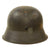 Original German WWII Luftwaffe M42 Single Decal Helmet with 1942 Dated 55cm Liner and Chinstrap - Stamped NS62 Original Items