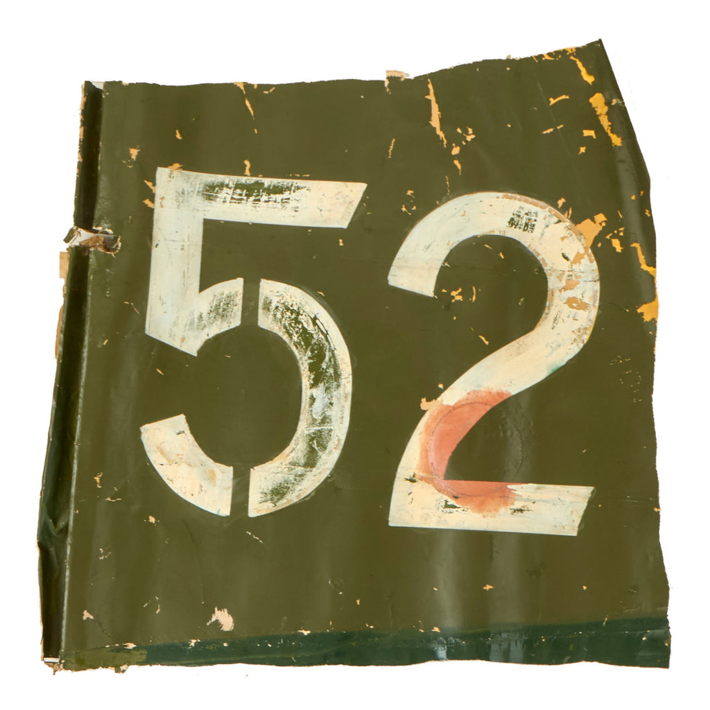 Original Imperial Japanese Float Plane Tail Skin “52” Captured at Sasebo Airfield in Nagasaki Prefecture in October 1945 Original Items