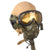 Original U.S. WWII Army Air Forces Aviator Flight Helmet Set - Polaroid B-8 Goggles, A-14-B Mask, & AN-H-15 Helmet Original Items