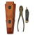 Original U.S. WWII US Army Signal Corps Lineman’s Tool Set With CS-34 Leather Pouch, TL-29 Pocket Knife and Channellock Pliers Original Items