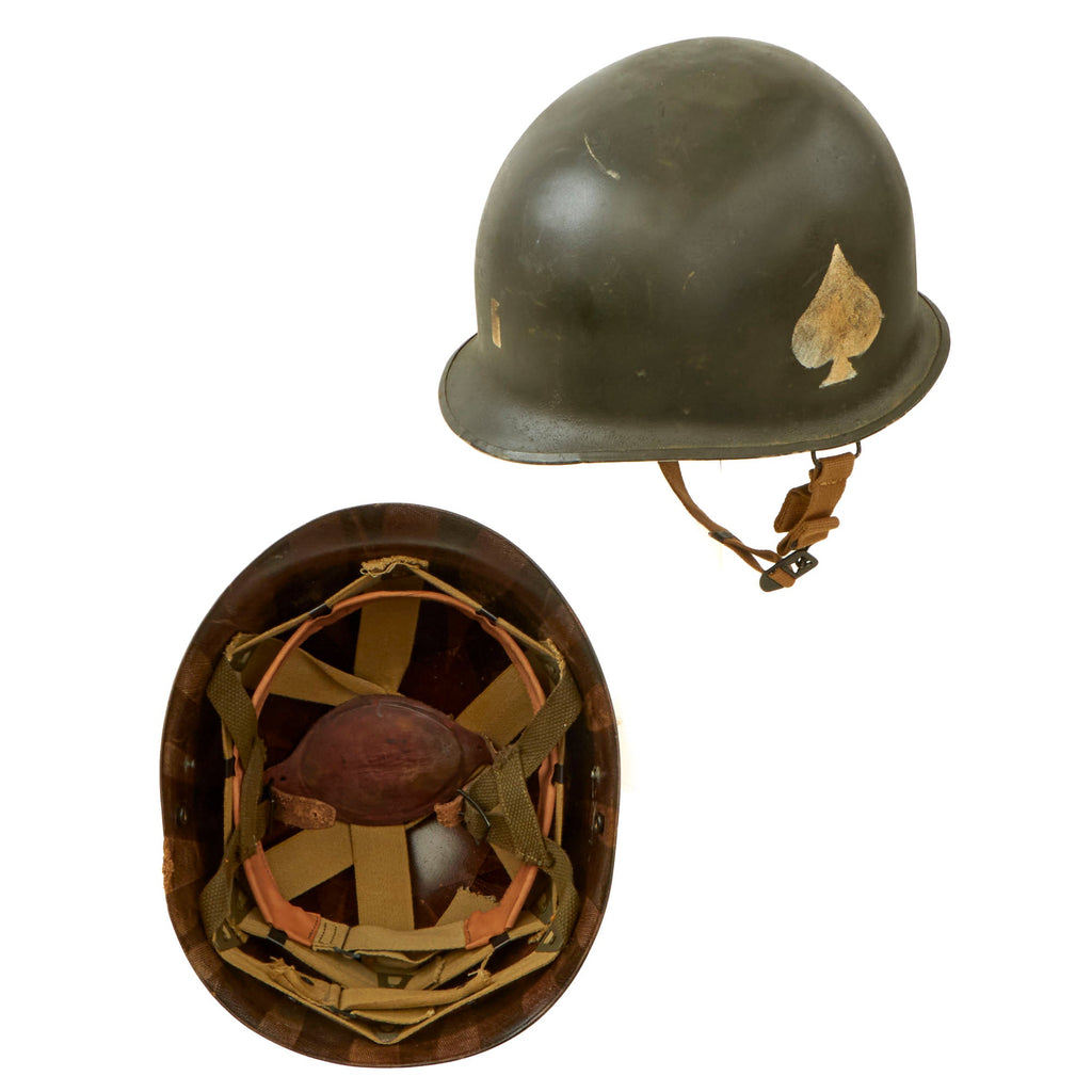 Original Band of Brothers Series Costume 101st Airborne Paratrooper Helmet With Westinghouse Liner - Complete Original Items