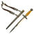 Original WWII German 2nd Model Nickel Plated Luftwaffe Dagger by Paul Weyersberg with Scabbard and Hanger Original Items