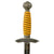 Original WWII German 2nd Model Nickel Plated Luftwaffe Dagger by Paul Weyersberg with Scabbard and Hanger Original Items