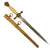 Original WWII German 2nd Model Kriegsmarine Naval Dagger by Carl Eickhorn with Lightning Bolt Scabbard - Post 1941 Trademark Original Items