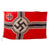 Original German WWII Kriegsmarine Marked 150cm x 250cm Naval Battle Flag - Reichskriegsflagge Original Items