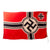 Original German WWII Kriegsmarine Marked 150cm x 250cm Naval Battle Flag - Reichskriegsflagge Original Items