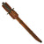Original Japanese Late WWII Arisaka Type 30 Last Ditch Bayonet with Wood Scabbard and Rubberized Canvas Frog by Toyoda Automatic Loom Original Items