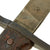 Original Japanese Late WWII Arisaka Type 30 Last Ditch Bayonet with Wood Scabbard and Rubberized Canvas Frog by Toyoda Automatic Loom Original Items