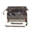 Original German WWII Rare 1943 Produced SS Groma Model T Typewriter by G.F. Grosser Fabrik für Büromaschinen Serial 242721 in Case Original Items