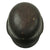 Original German WWII Luftwaffe M42 Single Decal Helmet with Post War Replaced Liner Leather - Size 66 Shell Original Items