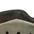 Original German WWII Luftwaffe M42 Single Decal Helmet with Post War Replaced Liner Leather - Size 66 Shell Original Items