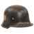 Original German WWII M34 Civic Square Dip NSDAP Double Decal Police Steel Helmet with 56cm Liner - Ordnungspolizei Original Items