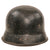 Original German WWII M34 Civic Square Dip NSDAP Double Decal Police Steel Helmet with 56cm Liner - Ordnungspolizei Original Items
