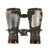 Original Imperial German WWI Fernglas 08 Binoculars by Emil Busch with Leather Case - Dated 1917 Original Items