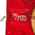 DRAFT Original German WWII NSKK Vehicle Staff Car Pennant Flag with Faux Leather Trim - 6 ⅝" x 12" (Copy) Original Items