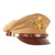 Original U.S. WWII USAAF Named Summerweight Tan Crusher Cap with Philadelphia Quartermaster Depot Stamp - E.T. Cainer - Size 7 ¼ Original Items