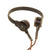 Original German WWII Panzer Armored Vehicle Model B Headset with Throat Mic Original Items