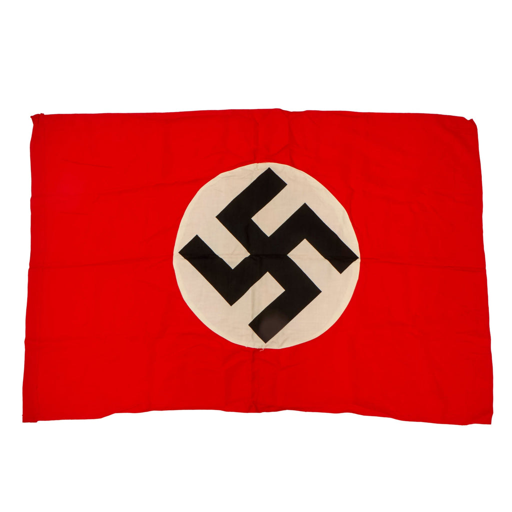 Original German WWII Excellent NSDAP Double Sided National Socialist Political Flag - 31” x 44 1/2” Original Items