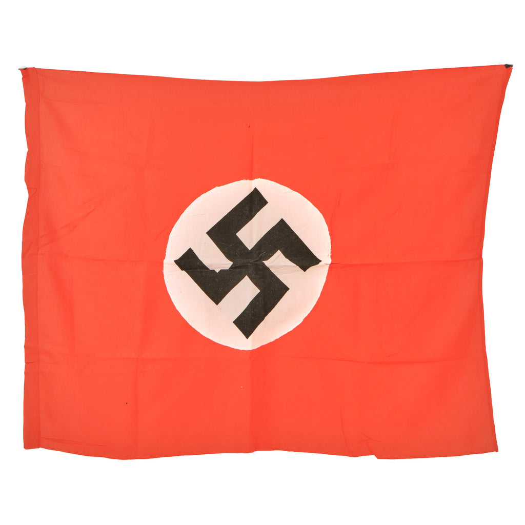 Original German WWII NSDAP Small Double Sided National Political Flag - 32" x 40" Original Items
