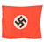 Original German WWII NSDAP Small Double Sided National Political Flag - 32" x 40" Original Items