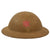 Original U.S. WWI 6th “Sight Seein’ Sixth” Division M1917 Doughboy Helmet with Original Paint and Liner Original Items