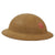 Original U.S. WWI 6th “Sight Seein’ Sixth” Division M1917 Doughboy Helmet with Original Paint and Liner Original Items