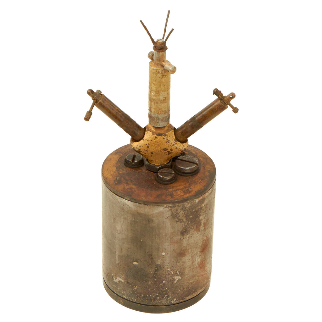 Original WWII German Bouncing Betty S-Mine with Rare Triple Fuse Elbow by Junkers & Co. of Dessau - Dated 1940 & 1944 - Missing Outer Shell Original Items