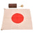 Original Imperial Japanese WWII National Flag Set in Wood Box With Original Ball Topper Original Items