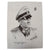 Original German WWII Group of Portraits & Signed Print Including Signed Portrait of SS Leader Paul Hausser & Konstantin Hierl - 7 Items Total