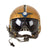 Original U.S. Navy USN Late 1950s APH-5 Flight Helmet With Adjustable Visor by MSA Original Items