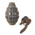 Original Polish WWII Inert Defensive Hand Grenade wz. 33 - Granat Obronny Original Items