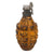Original U.S. WWII Inert MkII Yellow Early War High Explosive Pineapple Grenade with M10A2 Fuze in Husk Original Items