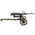 Original Chinese Cold War 1955 Dated Type 53 SG-43 Goryunov Display Machine Gun with Wheeled Mount, Ammo Chest, and Display Ammo Belt Original Items