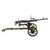 Original Soviet Polish Cold War 1954 Dated SGM WZ.43 Goryunov Display Machine Gun with Wheeled Mount and Accessories - Serial AB-0305 Original Items