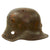Original Imperial German WWI M1916 Shrapnel-Damaged Stahlhelm Helmet Sent Home by U.S. Soldier with Address on Detached Liner Pads - Stamped BF 64 Original Items