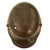 Original Imperial German WWI M1916 Shrapnel-Damaged Stahlhelm Helmet Sent Home by U.S. Soldier with Address on Detached Liner Pads - Stamped BF 64 Original Items