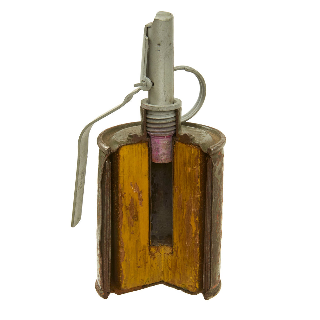 Original Soviet Cold War Era INERT RG-42 Cutaway Visual Training Grenade Original Items