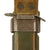 Original U.S. WWII M3 Fighting Knife by Kinfolks, Inc. with M8 Scabbard by B.M. Co. - Scarce Maker Original Items