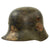 Original Imperial German WWI M16 Stahlhelm Helmet Shell with Panel Camouflage Paint & M17 Liner Band by Gebrüder Bing A.G. - Very Rare Maker Original Items