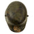 Original Imperial German WWI M16 Stahlhelm Helmet Shell with Panel Camouflage Paint & M17 Liner Band by Gebrüder Bing A.G. - Very Rare Maker Original Items