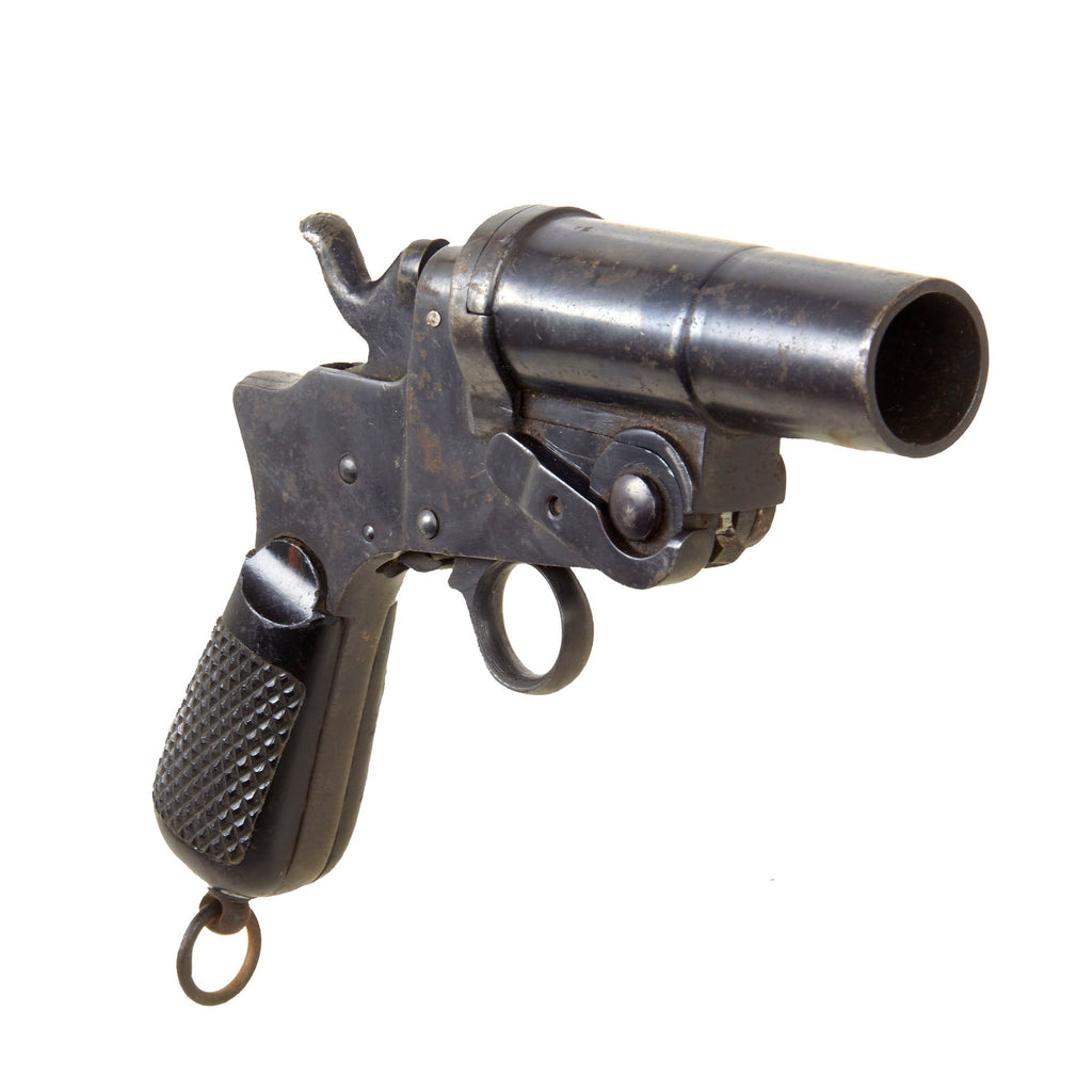 Original Italian WWII Model 1900 Flare Gun Dated 1943 by SAMT Torino Original Items