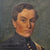 Original British Crimean War Era Framed Portrait of Hussar with Swagger Stick & Pouch Belt by F. Holtmann - Dated 1856 - 28½ x 34” Original Items
