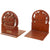 Original British WWI Bookends Made from Teak of Admiral Jellicoe’s Flagship HMS Iron Duke - Fought at 1916 Battle of Jutland Original Items