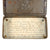 Original British South Africa Boer War Queen Victoria Chocolate Ration Tin with Dedication to Owner - Captain Rupert Fawssett Original Items