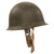 Original South African M1963 South African Defense Force Helmet - Full Liner & Chinstrap Original Items