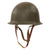 Original South African M1963 South African Defense Force Helmet - Full Liner & Chinstrap Original Items